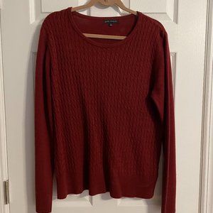 Maroon Knit Sweater, L